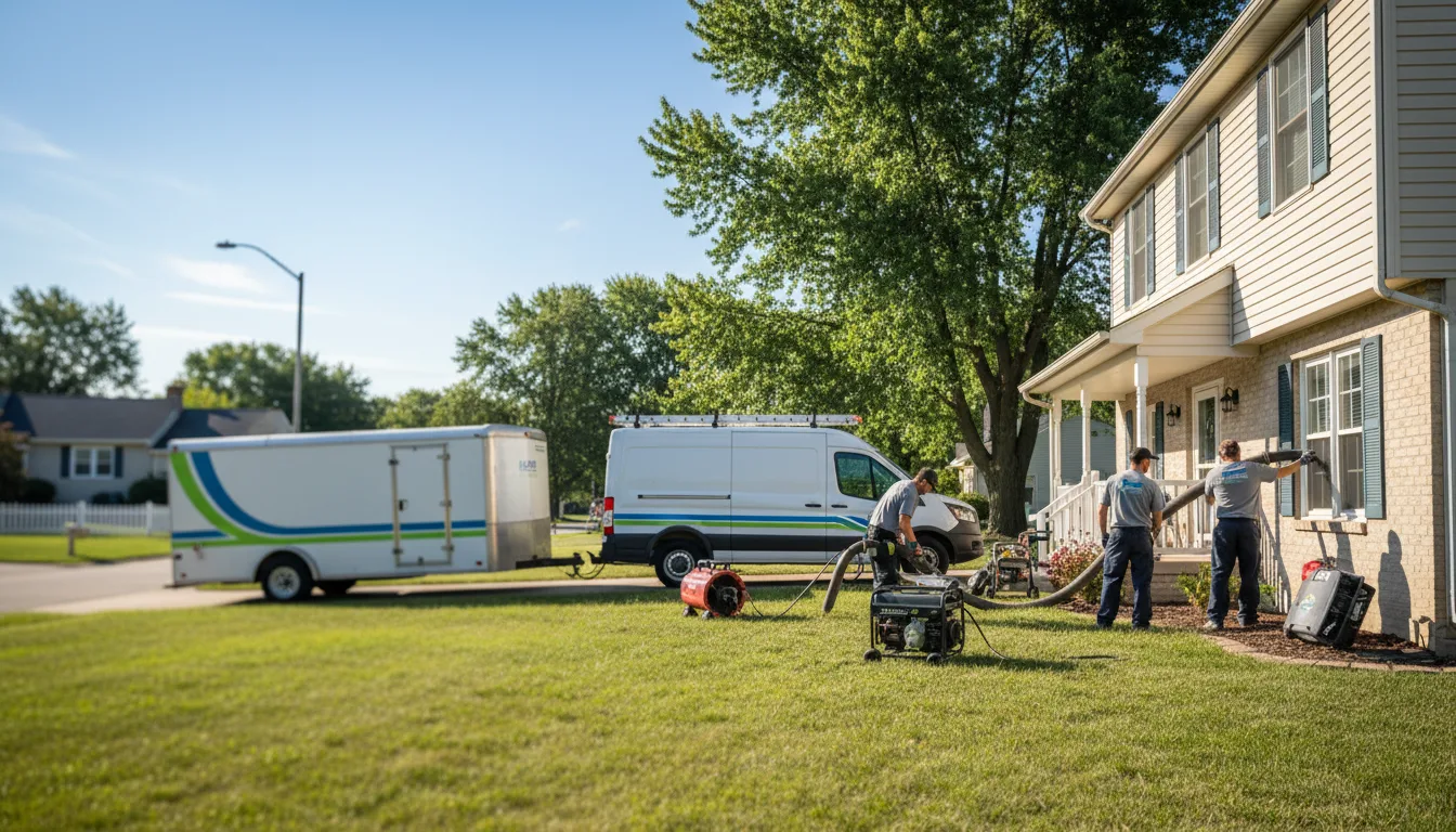 Flooded Basement Restoration And Cleanup With Repair in Washington, KS near me